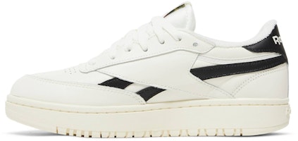 (W) Reebok Club C Double 'Blanco Tiza Negro' H04190 Lookbook (W) Reebok Club C Double 'Blanco Tiza Negro' H04190