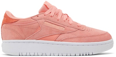 (Women) Reebok Club C Double 'Twisted Coral' FZ0848 (Women) Reebok Club C Double 'Twisted Coral' FZ0848