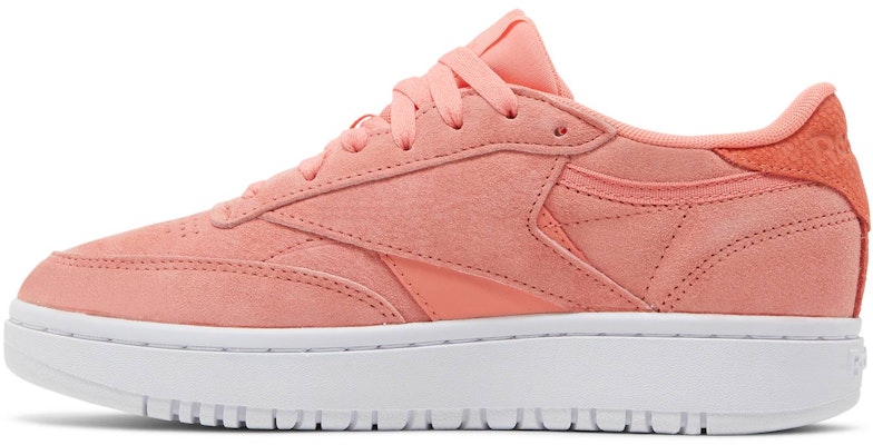 (Women) Reebok Club C Double 'Twisted Coral' FZ0848 Lookbook (Women) Reebok Club C Double 'Twisted Coral' FZ0848