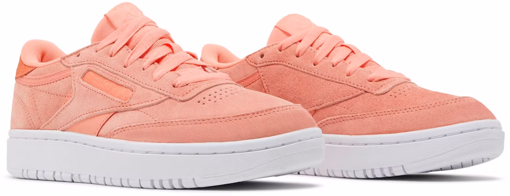 (W) Reebok Club C Double 'Twisted Coral' - Kasut Wanita Warna Coral Terbaik FZ0848 Cheap (W) Reebok Club C Double 'Twisted Coral' - Kasut Wanita Warna Coral Terbaik FZ0848