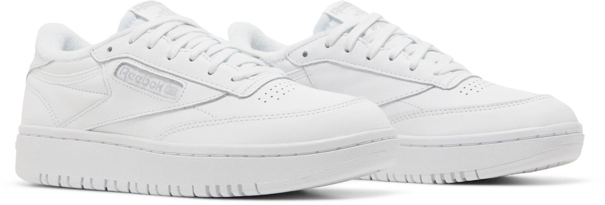 (Women) Reebok Club C Double 'White Cold Grey' GW0854 Cheap (Women) Reebok Club C Double 'White Cold Grey' GW0854