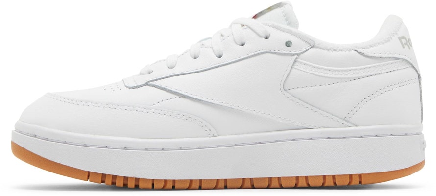 (Women) Reebok Club C Double 'White Gum' FV5658 Lookbook (Women) Reebok Club C Double 'White Gum' FV5658