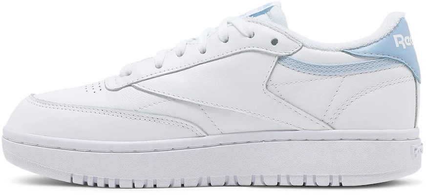 (W) Reebok Club C Double 'Putih Biru Muda' GZ5387 Lookbook (W) Reebok Club C Double 'Putih Biru Muda' GZ5387