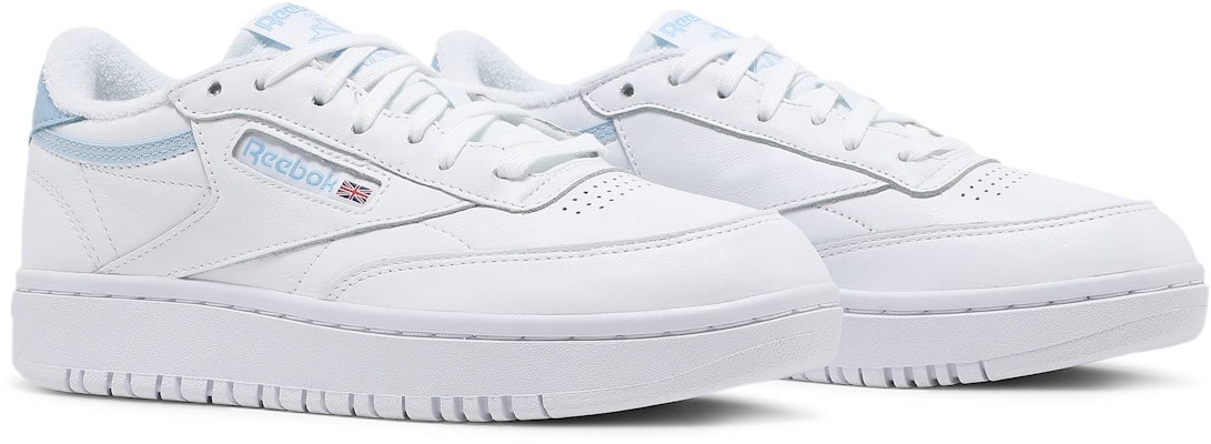 (W) Reebok Club C Double 'Putih Biru Muda' GZ5387 Cheap (W) Reebok Club C Double 'Putih Biru Muda' GZ5387