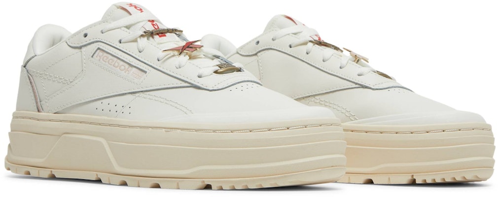 (Women) Reebok Club C Double Geo 'Chalk Alabaster' GX8765 Cheap (Women) Reebok Club C Double Geo 'Chalk Alabaster' GX8765
