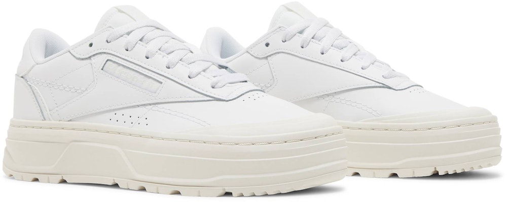 (W) Reebok Club C Double Geo 'Putih Sepenuhnya' H69140 Cheap (W) Reebok Club C Double Geo 'Putih Sepenuhnya' H69140