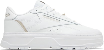 (Women) Reebok Club C Double Geo 'White Moonstone' GX8766 (Women) Reebok Club C Double Geo 'White Moonstone' GX8766