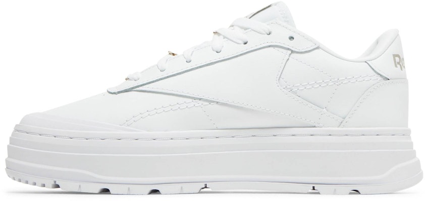 (W) Reebok Club C Double Geo 'White Moonstone' Putih GX8766 Lookbook (W) Reebok Club C Double Geo 'White Moonstone' Putih GX8766
