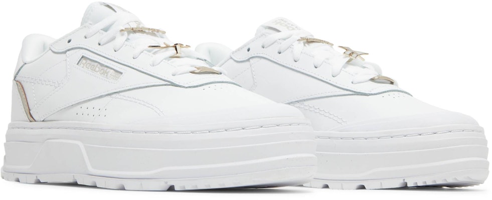 (W) Reebok Club C Double Geo 'White Moonstone' Putih GX8766 Cheap (W) Reebok Club C Double Geo 'White Moonstone' Putih GX8766