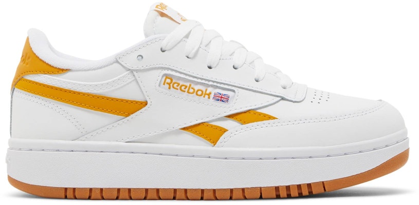 (Women) Reebok Club C Double Revenge 'White Bright Ochre' GY9740 Buy (Women) Reebok Club C Double Revenge 'White Bright Ochre' GY9740