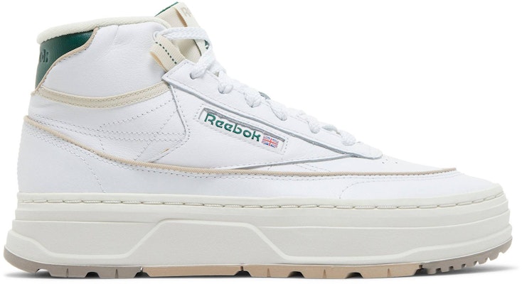 (Women) Reebok Club C Geo Mid 'White Dark Green' GZ4936 Buy (Women) Reebok Club C Geo Mid 'White Dark Green' GZ4936