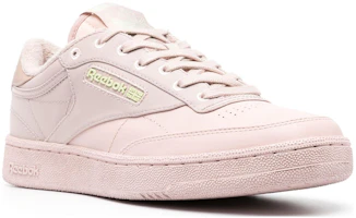 Lookbook Reebok Club C 舒適百搭 耐磨 低筒 板鞋 男款 粉色