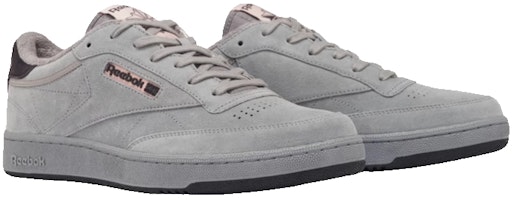 Reebok Club C 防滑耐磨 低幫 板鞋 男女同款 灰色 Order Reebok Club C 防滑耐磨 低幫 板鞋 男女同款 灰色