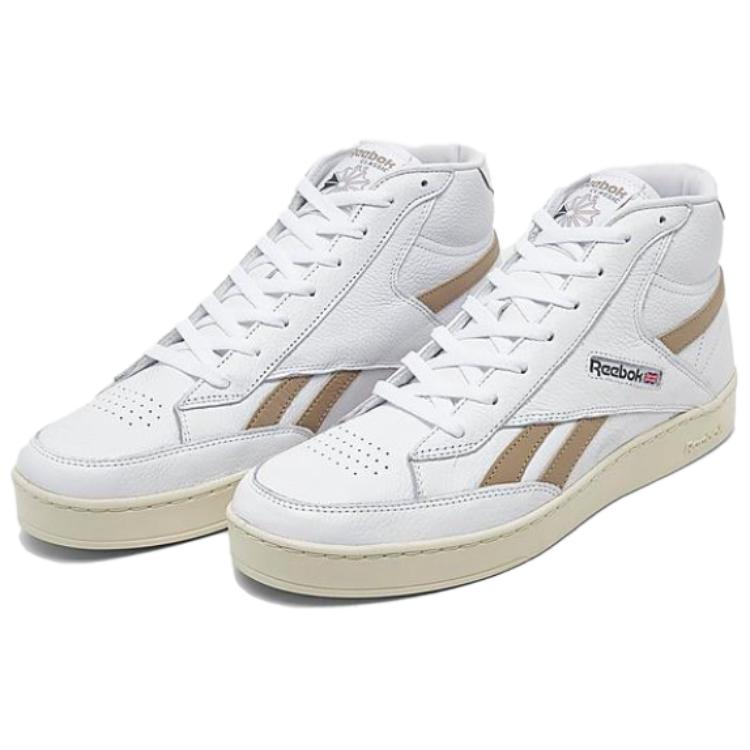 Lookbook Reebok Club C 休閒百搭 減震耐磨 低筒 板鞋 男款 白色