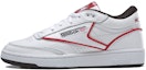 Buy 리복 클럽 C 미드 2 화이트 플래시 레드 (Reebok keullob C mideu 2 hwaiteu peullaesi redeu) GZ5718