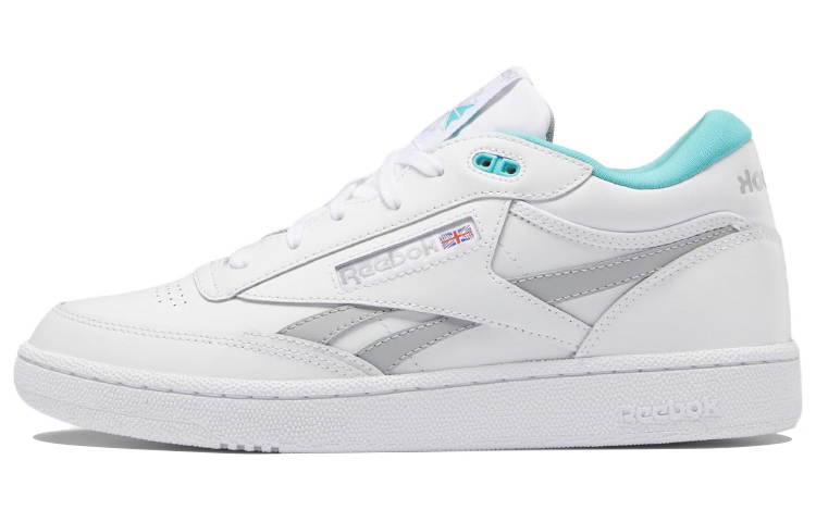 Reebok Club C Mid 2 Revenge Casual Skateboarding Shoes Unisex White Gray
