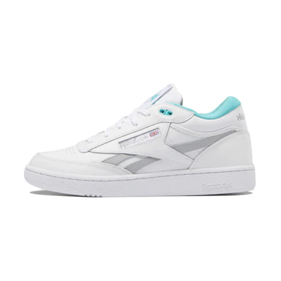 Reebok Club C Mid 2 Revenge Casual Skateboarding Shoes Unisex White Gray
