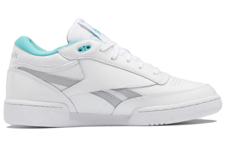 Reebok Club C Mid 2 Revenge Casual Skateboarding Shoes Unisex White Gray 圖 2