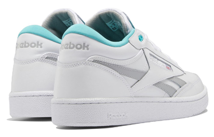 Reebok Club C Mid 2 Revenge Casual Skateboarding Shoes Unisex White Gray 圖 4