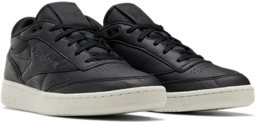 Reebok Club C Mid II 舒適耐磨板鞋 男女皆宜 黑 Lookbook Reebok Club C Mid II 舒適耐磨板鞋 男女皆宜 黑