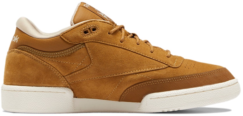 Reebok Club C Mid II 簡約舒適 復古休閒平底鞋 男女同款 薑黃 Order Reebok Club C Mid II 簡約舒適 復古休閒平底鞋 男女同款 薑黃