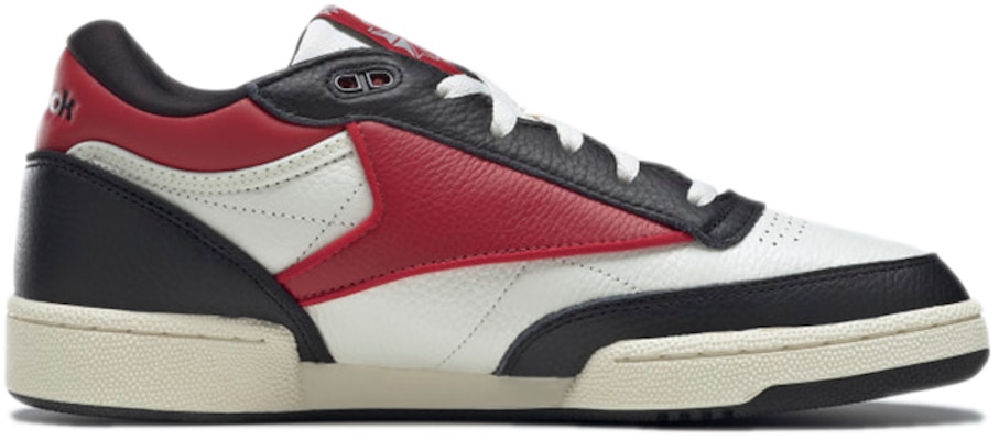 Reebok Club C Mid II 簡潔舒適 復古休閒板鞋 男女同款 黑白紅 Order Reebok Club C Mid II 簡潔舒適 復古休閒板鞋 男女同款 黑白紅