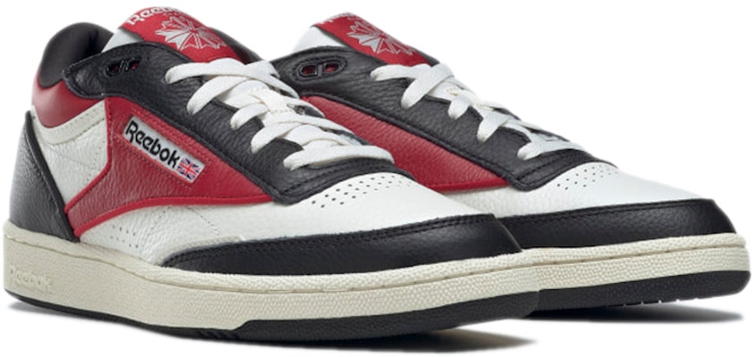 Reebok Club C Mid II 簡潔舒適 復古休閒板鞋 男女同款 黑白紅 Lookbook Reebok Club C Mid II 簡潔舒適 復古休閒板鞋 男女同款 黑白紅