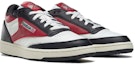 Lookbook 리복 클럽 C 미드 2 블랙 레드 화이트 (Reebok Klub C Midu 2 Beullaek Redeu Hwaiteu) GY1638