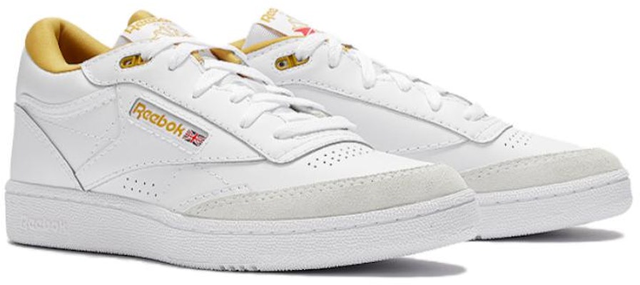 Reebok Classics Club C Mid II 'Putih Kuning' 100033036 Order Reebok Classics Club C Mid II 'Putih Kuning' 100033036