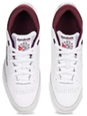 Reebok Classics Club C Mid II 'Putih Maroon Klasik' 100033035 Shop Reebok Classics Club C Mid II 'Putih Maroon Klasik' 100033035