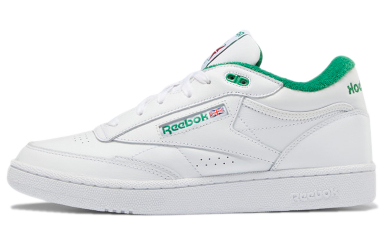 Reebok Club C Mid II Cozy Wear-Resistant Skate Shoes Unisex White GX7281