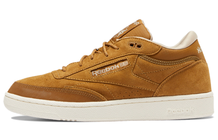 Reebok Club C Mid II Minimalistic Cozy Retro Casual Skate Shoes Unisex Yellow H69125