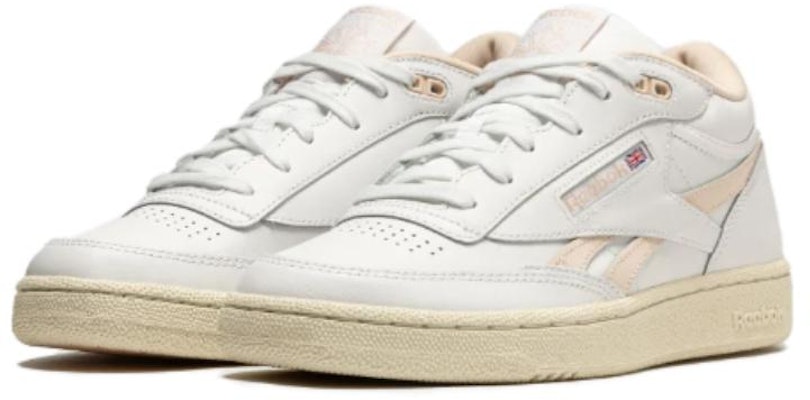 Reebok Club C Mid II Revenge Lembut Ecru Alabaster 'Putih Kasut' GY0035 Order Reebok Club C Mid II Revenge Lembut Ecru Alabaster 'Putih Kasut' GY0035