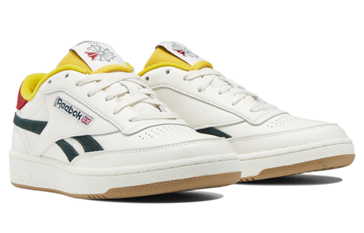 Lookbook Reebok Club C Revenge Zapatillas Skate Moda Unisex Blancas Verdes GY1765