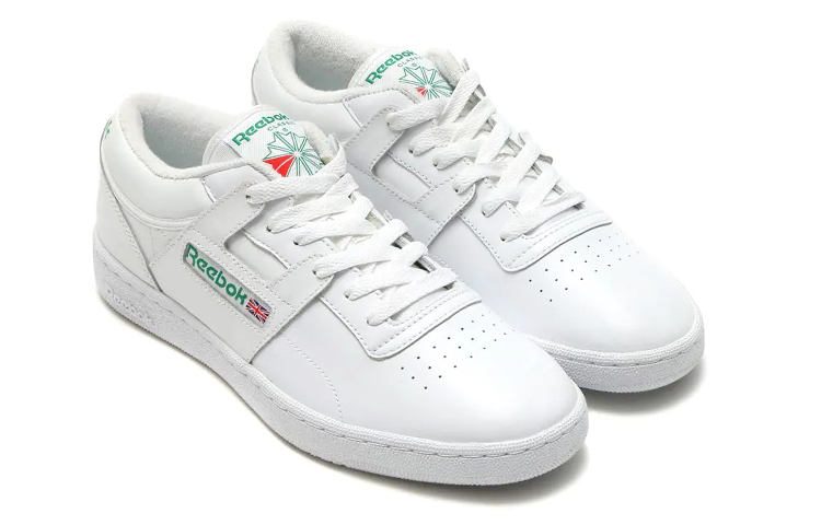 Lookbook Reebok Club Workout Low 'White Green' BD3243