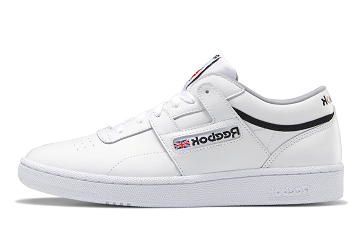 Reebok Club Workout White Skate Shoes 'Black White' FV9914