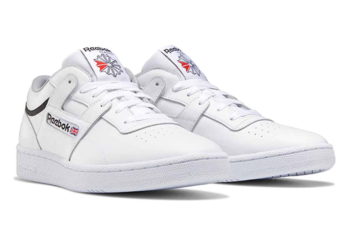 Lookbook Reebok Club Workout White Skate Shoes 'Black White' FV9914