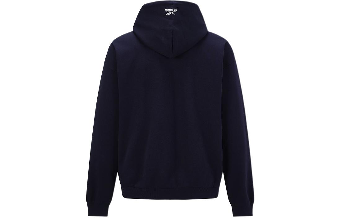 Lookbook Reebok CNY 刺繡標誌連帽衫 海軍藍 男女款衛衣 24SRC309UGN2