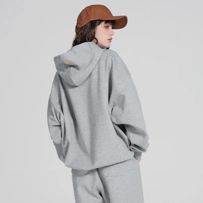 Reebok 新年刺繡標誌連帽針織衫 男女款 灰色 24SRC309UGG3 Details for Reebok 新年刺繡標誌連帽針織衫 男女款 灰色 24SRC309UGG3