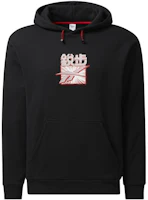 Reebok CNY Series Printed Hoodie Unisex Black Pullover Sweatshirt HE7131 Reebok CNY Series Printed Hoodie Unisex Black Pullover Sweatshirt HE7131