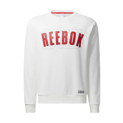Reebok CNY Series White Crewneck Pullover Sweatshirt Unisex HE7127