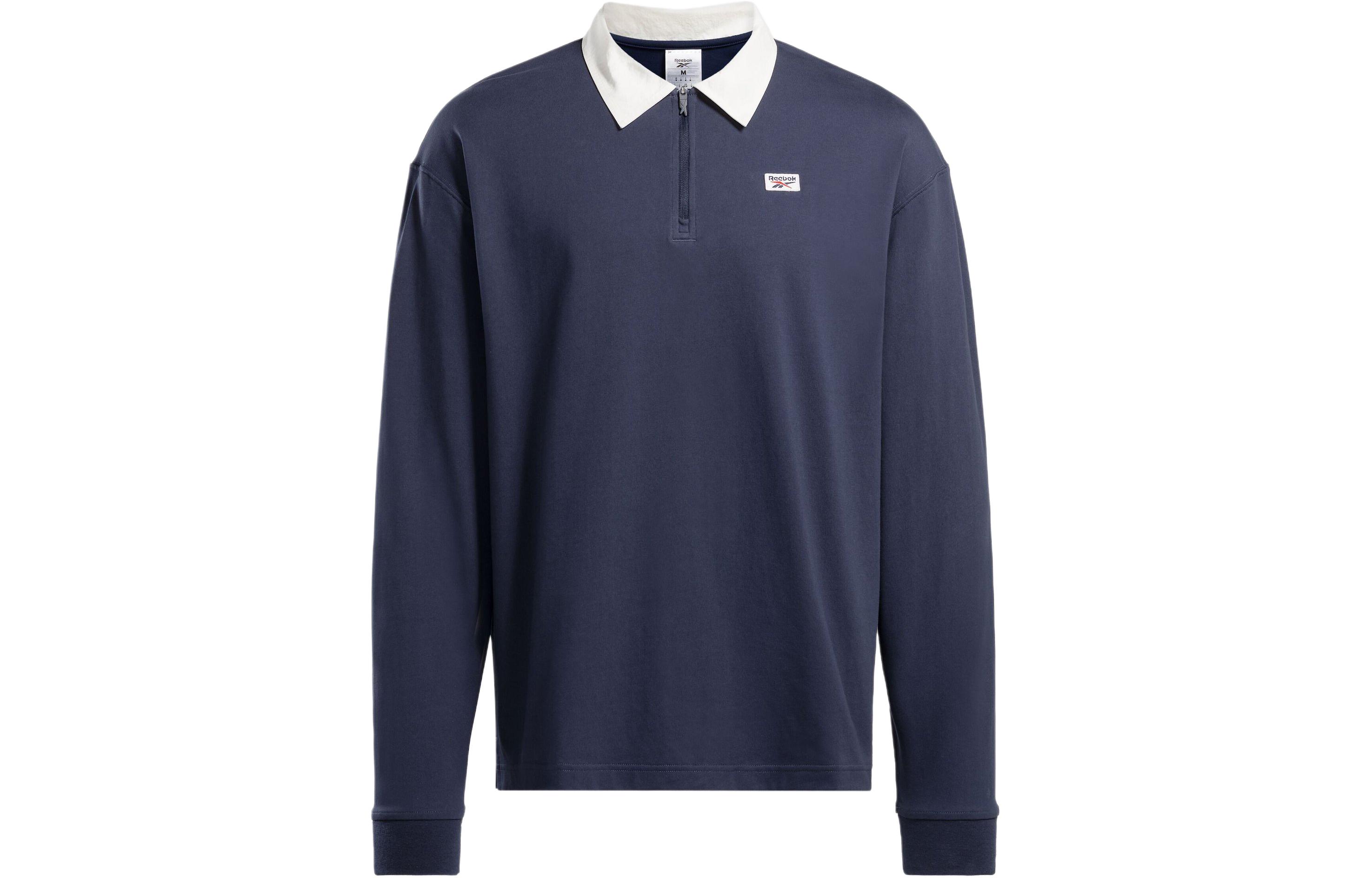 Reebok Colorblock Oversized Sweatshirt Navy Blue 100075580