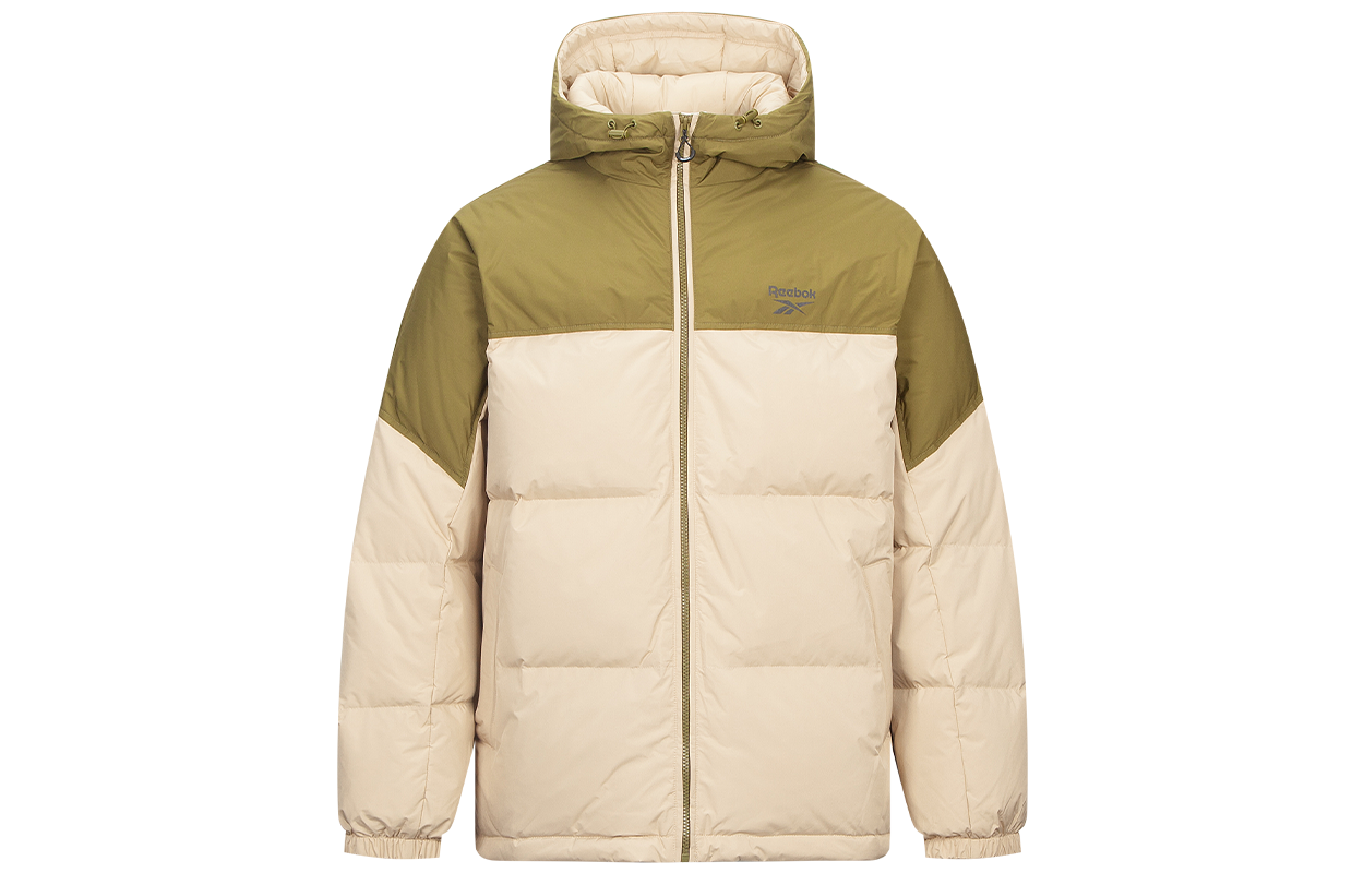 Reebok Colorblock Puffer Down Jacket Unisex - Light Khaki. 24FRM205UGK0