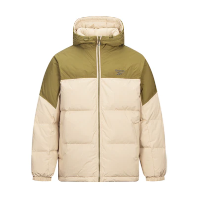 Reebok Colorblock Puffer Down Jacket Unisex - Light Khaki. 24FRM205UGK0