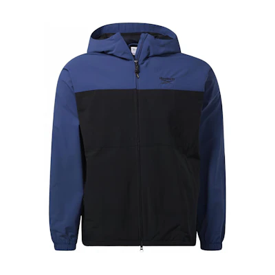 Reebok Colorblock Windbreaker Jacket Unisex Blue/Black HF2766