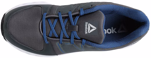 Shop Reebok 酷炫牽引極限 耐磨防滑 低筒運動跑步鞋 黑藍色