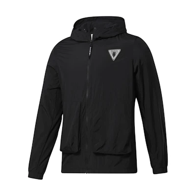Reebok Core Fleece Waterproof Hooded Jacket - Black GR8968