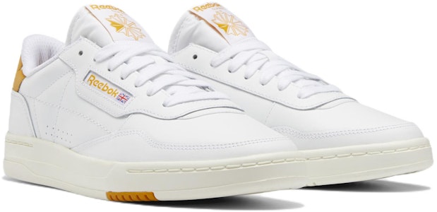 Reebok Court Peak 舒適 耐磨 低筒 板鞋 男女款 白黃 Lookbook Reebok Court Peak 舒適 耐磨 低筒 板鞋 男女款 白黃