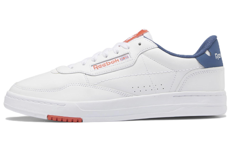 Reebok Court Peak Low Top Casual Skate Shoes Unisex White Orange 'White' GW7560