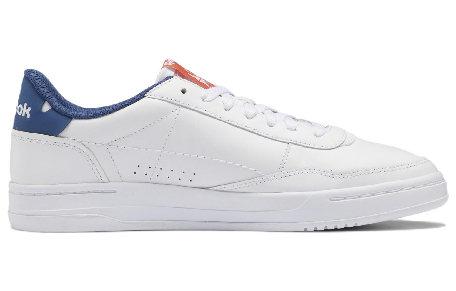 Order Reebok Court Peak Low Top Casual Skate Shoes Unisex White Orange 'White' GW7560
